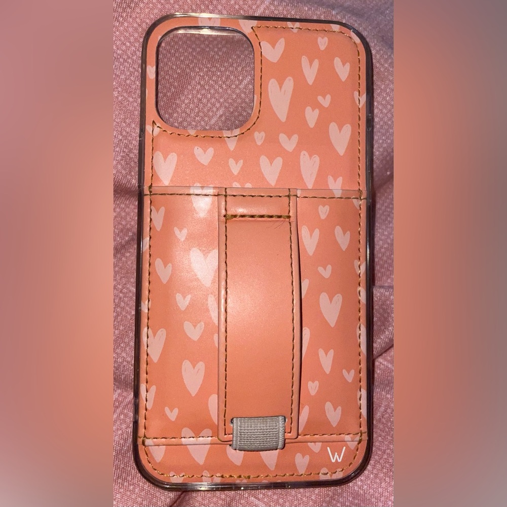 Orange Heart 🧡 Walli Cell Phone Case for iPhone 12